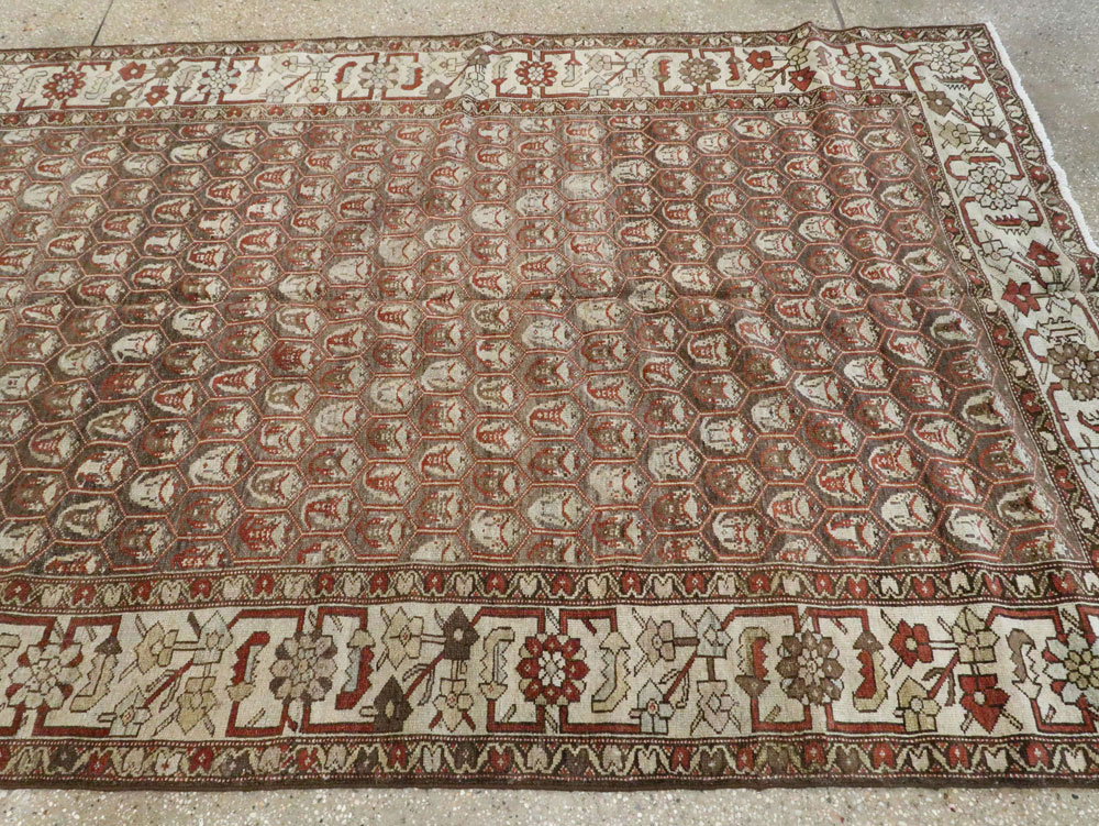 Vintage Persian Malayer Gallery Carpet, No.23217 - Gsblank
