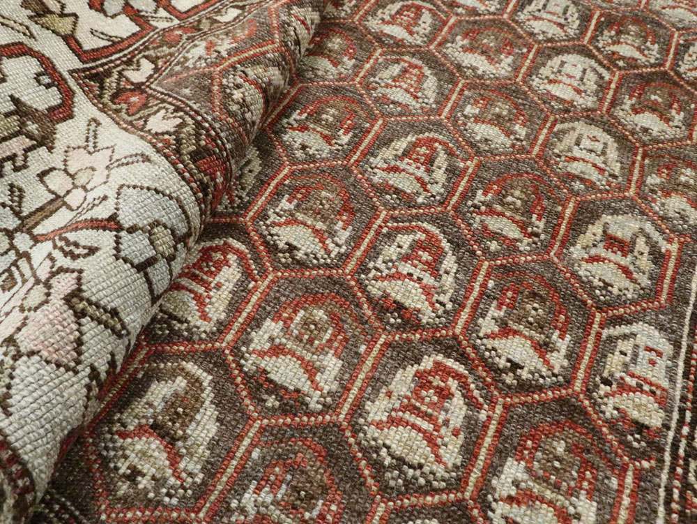 Vintage Persian Malayer Gallery Carpet, No.23217 - Gsblank