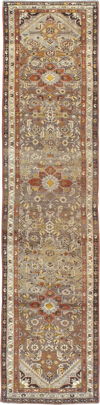 Vintage Persian Malayer Runner, No.23224 - Gsblank