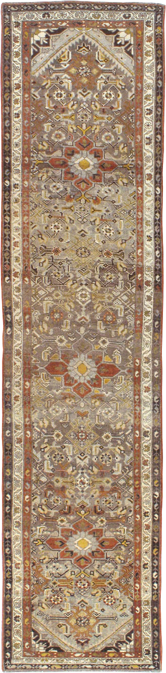 Vintage Persian Malayer Runner, No.23224 - Gsblank