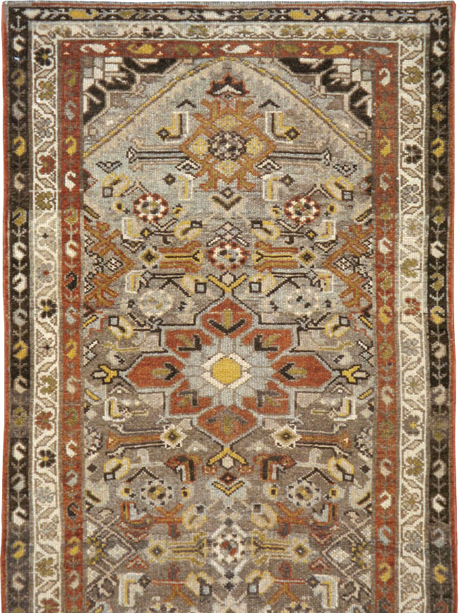 Vintage Persian Malayer Runner, No.23224 - Gsblank