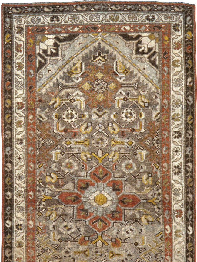 Vintage Persian Malayer Runner, No.23224 - Gsblank