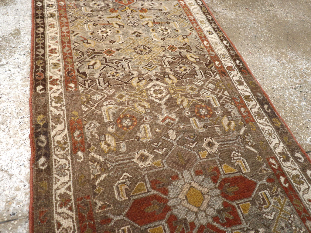 Vintage Persian Malayer Runner, No.23224 - Gsblank