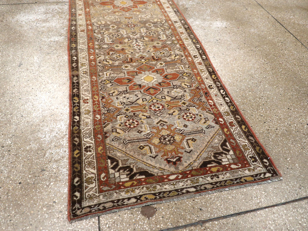 Vintage Persian Malayer Runner, No.23224 - Gsblank