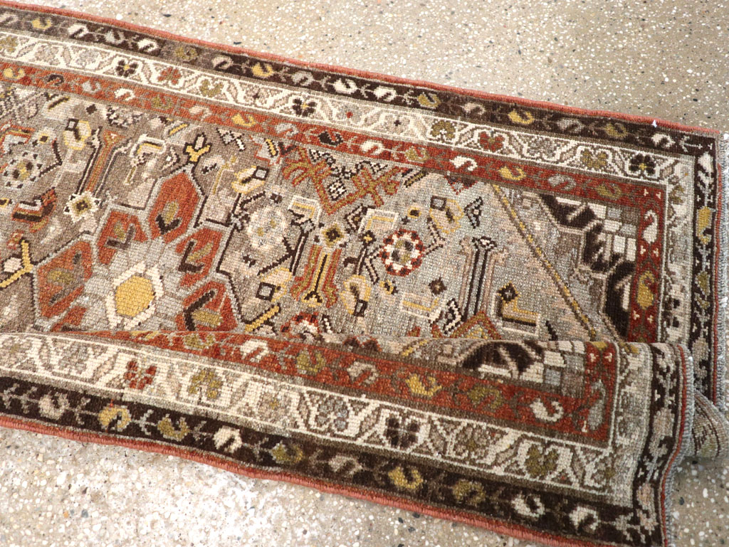 Vintage Persian Malayer Runner, No.23224 - Gsblank