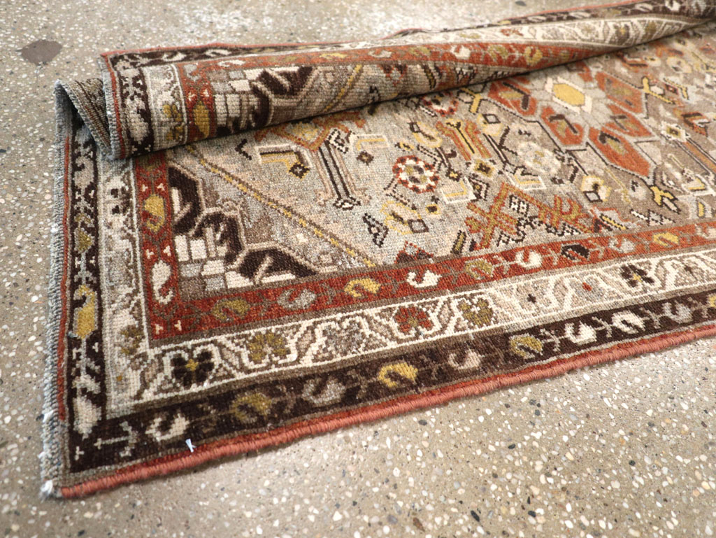 Vintage Persian Malayer Runner, No.23224 - Gsblank