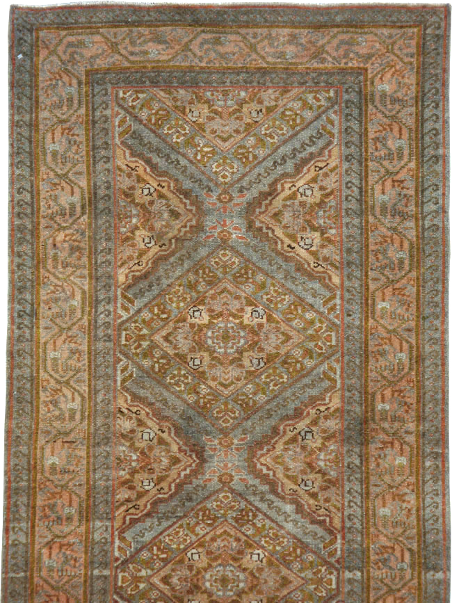 Vintage Persian Malayer Runner, No.23234 - Gsblank