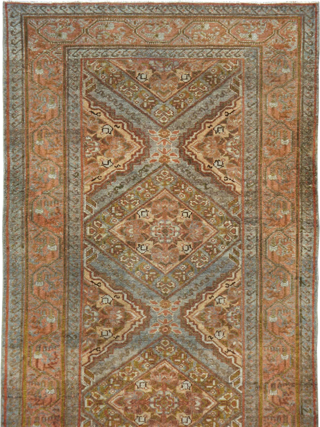 Vintage Persian Malayer Runner, No.23234 - Gsblank