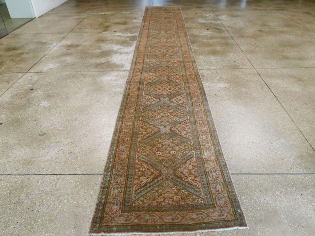 Vintage Persian Malayer Runner, No.23234 - Gsblank