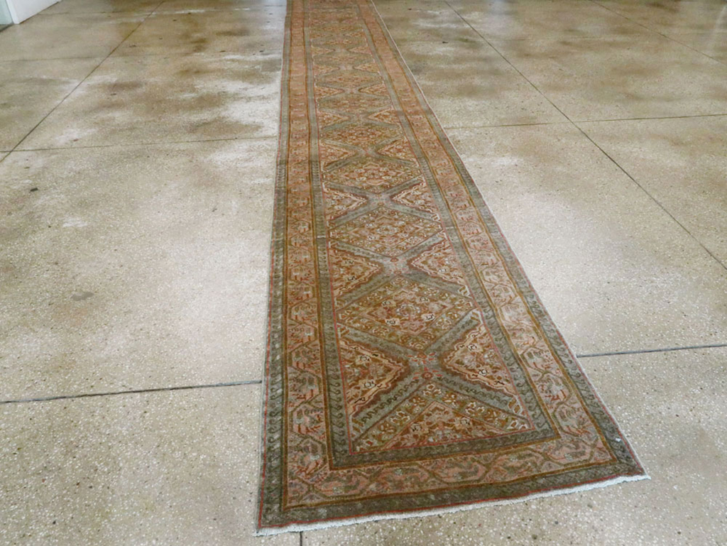 Vintage Persian Malayer Runner, No.23234 - Gsblank