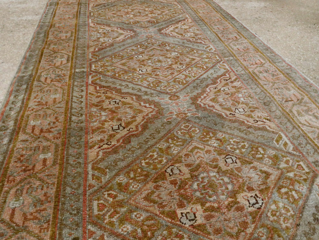 Vintage Persian Malayer Runner, No.23234 - Gsblank