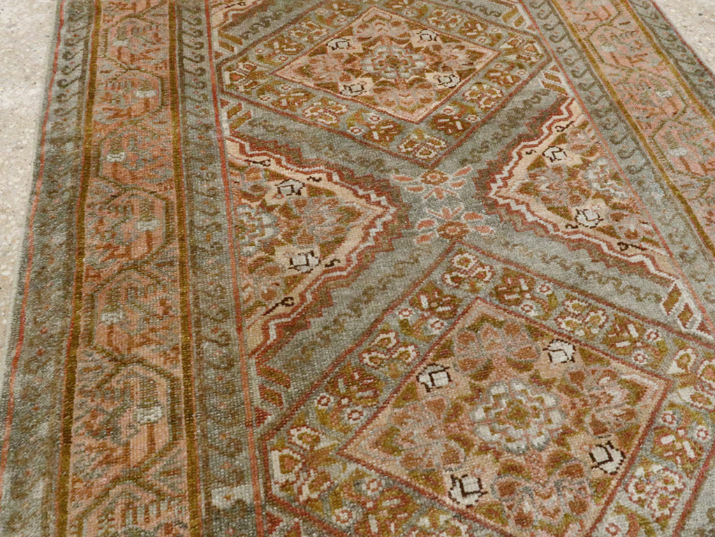 Vintage Persian Malayer Runner, No.23234 - Gsblank