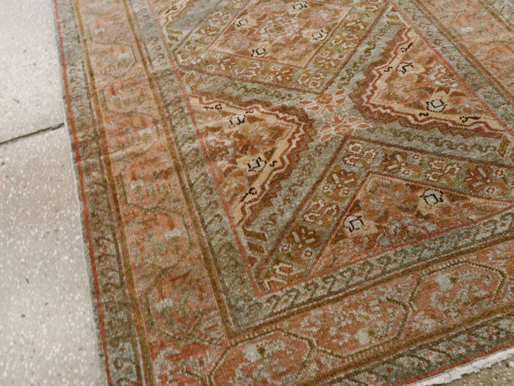 Vintage Persian Malayer Runner, No.23234 - Gsblank