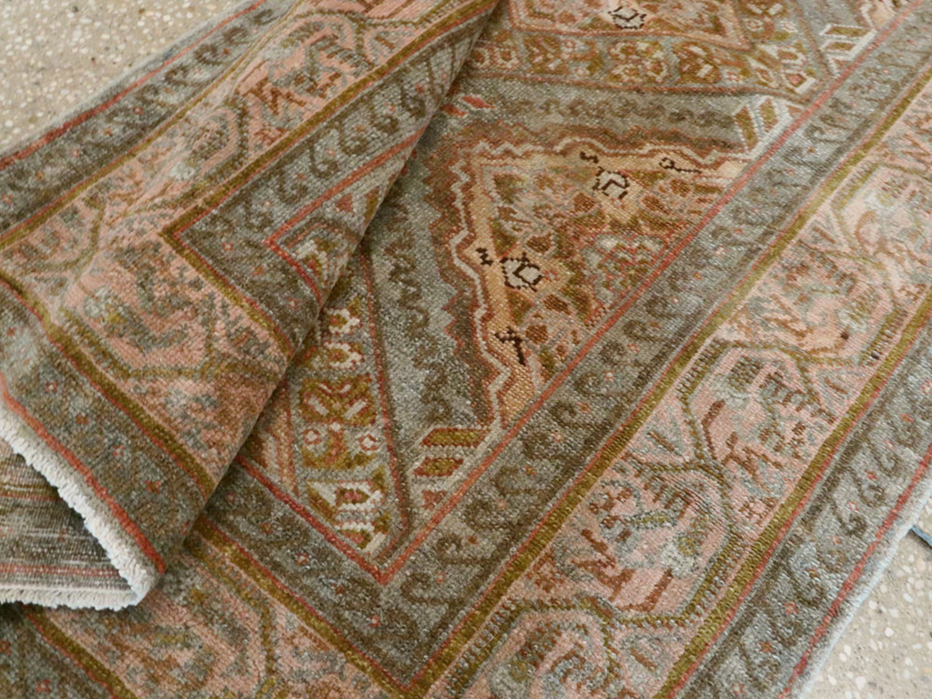 Vintage Persian Malayer Runner, No.23234 - Gsblank