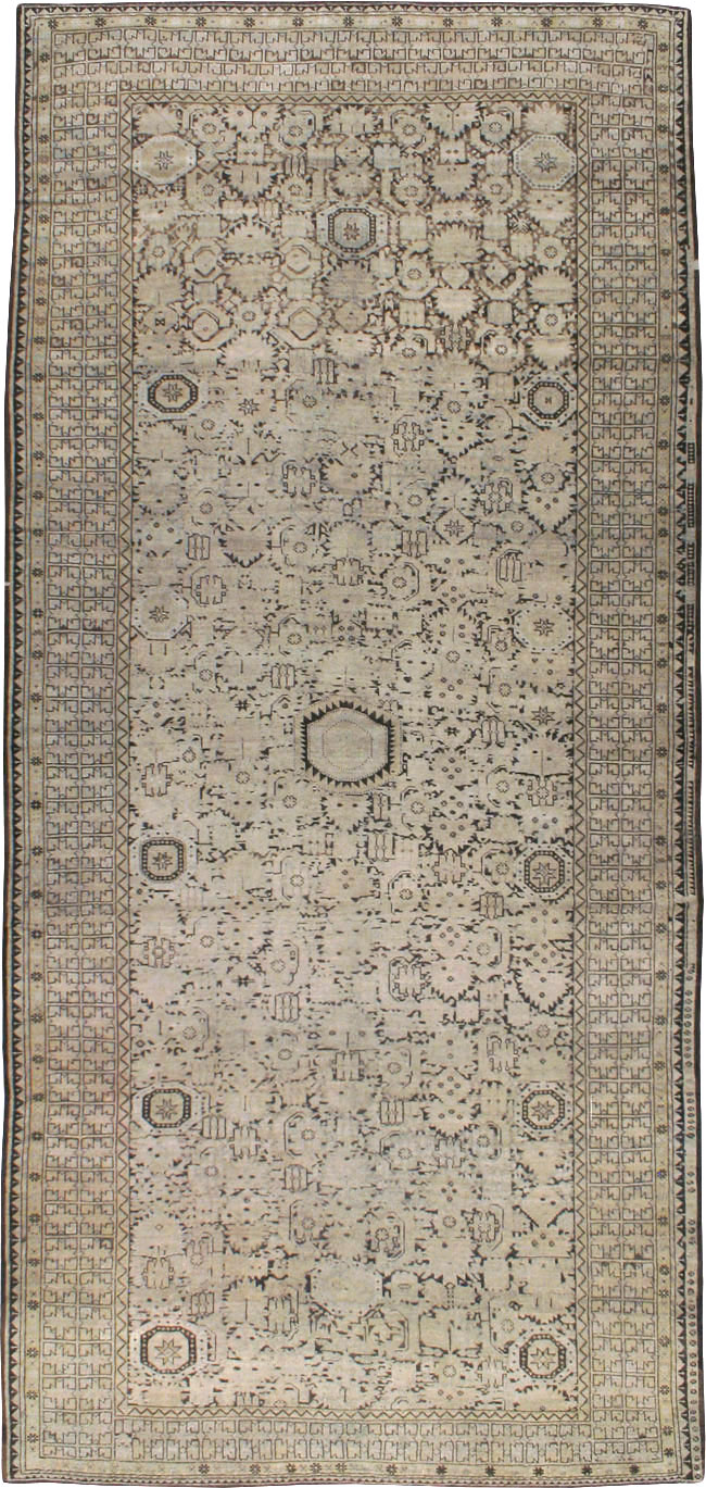 Antique Afghan Beshir Carpet, No.23236 - Gsblank