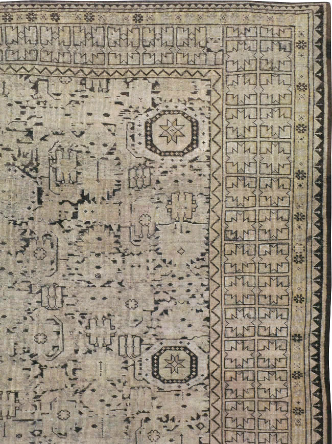 Antique Afghan Beshir Carpet, No.23236 - Gsblank