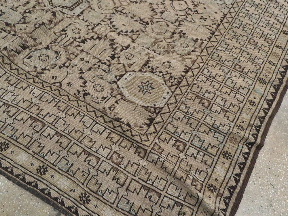 Antique Afghan Beshir Carpet, No.23236 - Gsblank