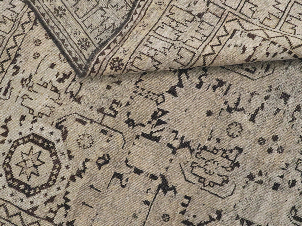 Antique Afghan Beshir Carpet, No.23236 - Gsblank