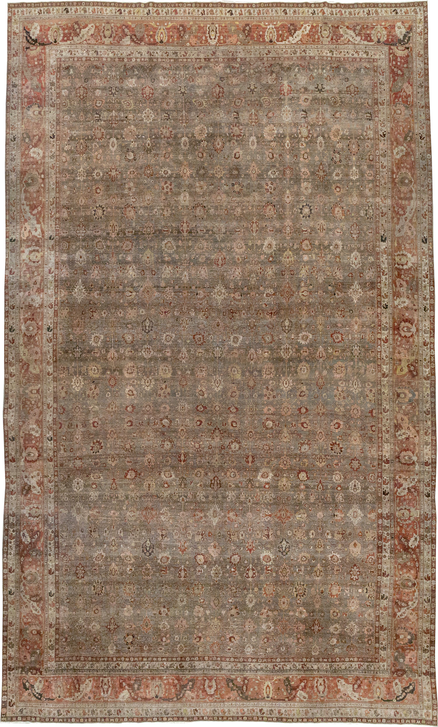 Antique Persian Bidjar Oversize Carpet, No.23237 - Gsblank