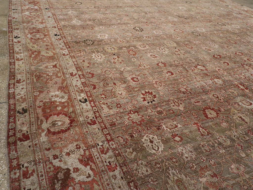 Antique Persian Bidjar Oversize Carpet, No.23237 - Gsblank