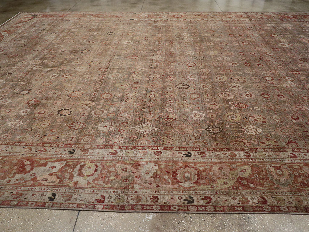 Antique Persian Bidjar Oversize Carpet, No.23237 - Gsblank