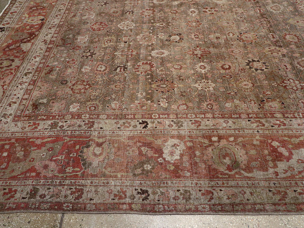 Antique Persian Bidjar Oversize Carpet, No.23237 - Gsblank
