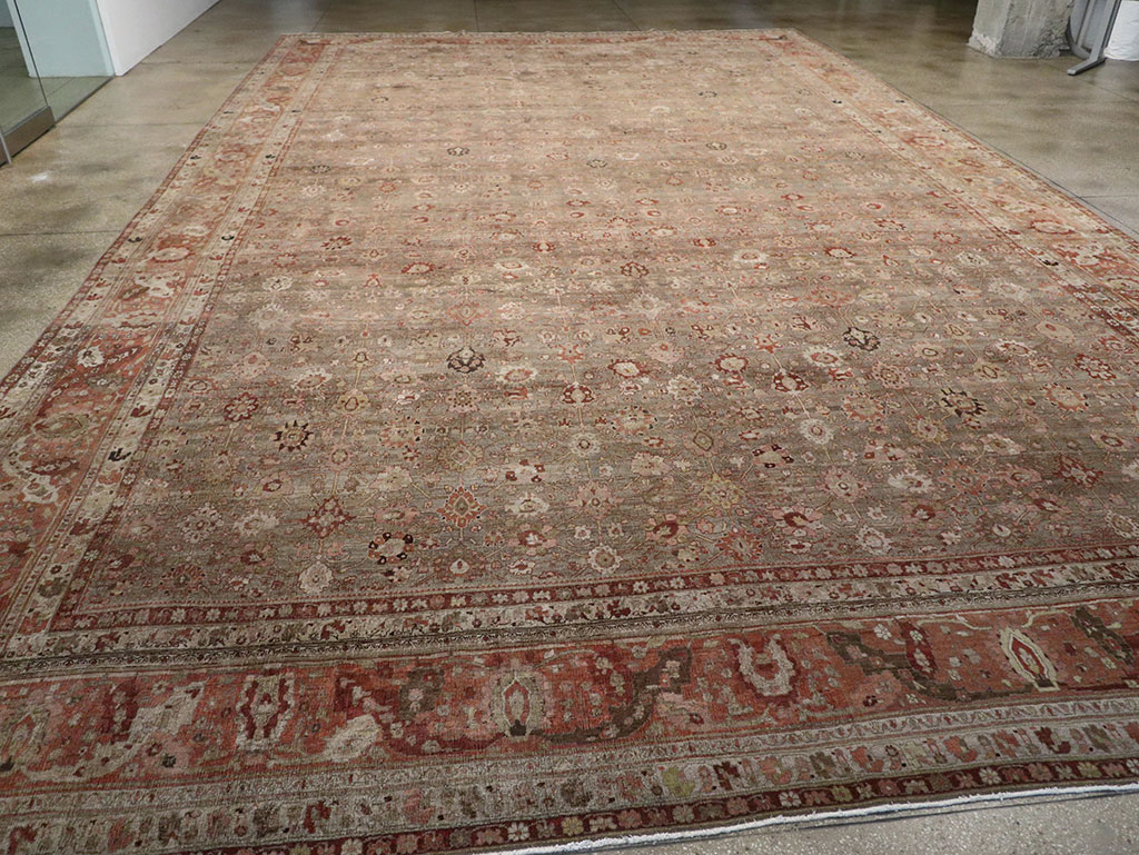 Antique Persian Bidjar Oversize Carpet, No.23237 - Gsblank