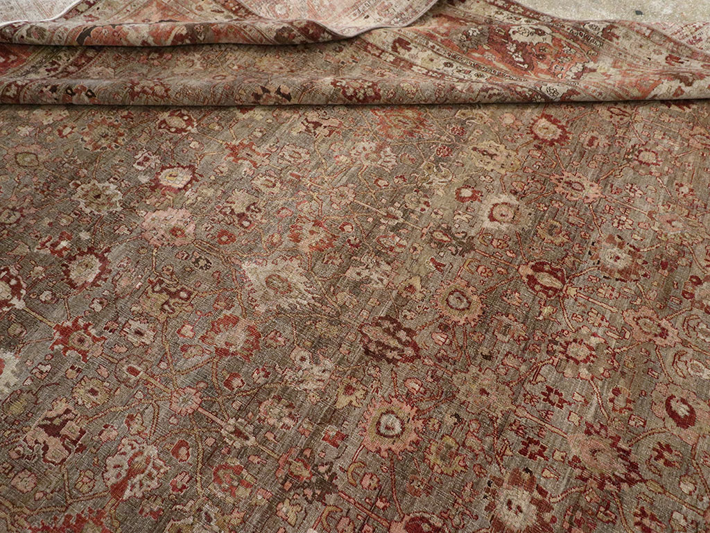 Antique Persian Bidjar Oversize Carpet, No.23237 - Gsblank