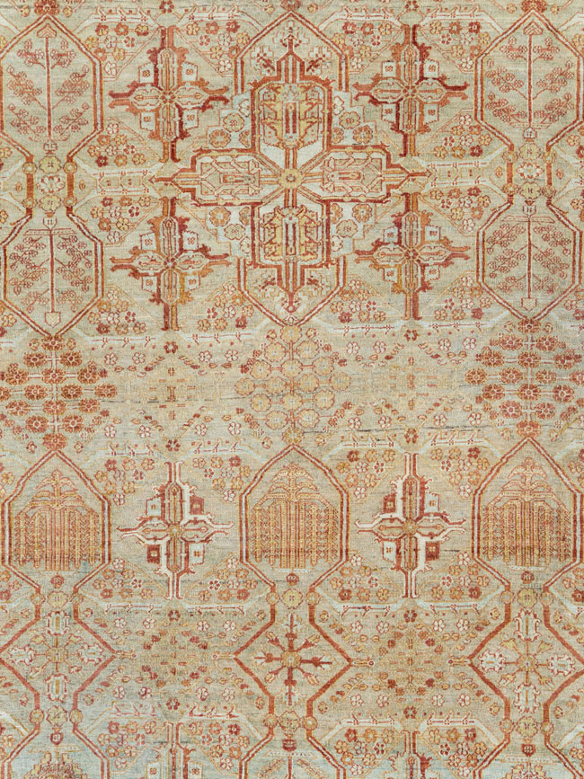 Vintage Persian Joshegan Carpet, No.23238 - Gsblank
