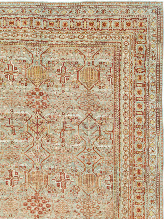 Vintage Persian Joshegan Carpet, No.23238 - Gsblank