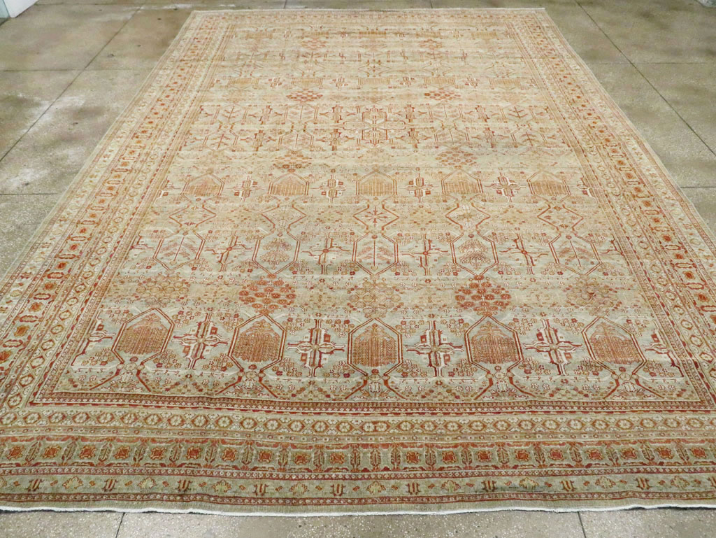 Vintage Persian Joshegan Carpet, No.23238 - Gsblank