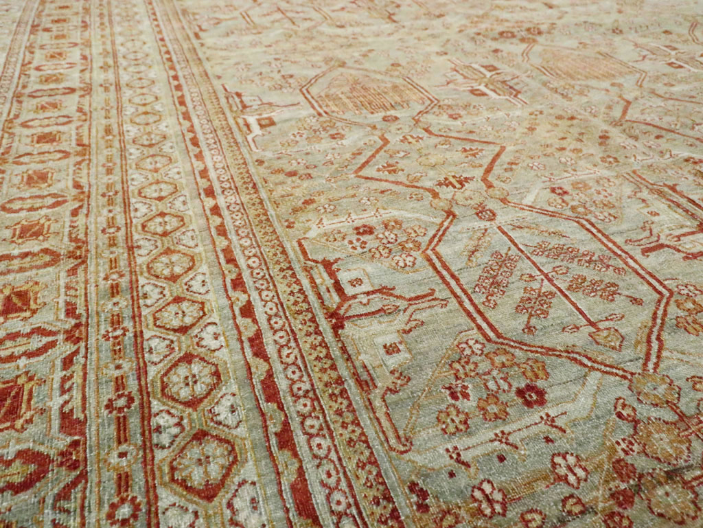 Vintage Persian Joshegan Carpet, No.23238 - Gsblank