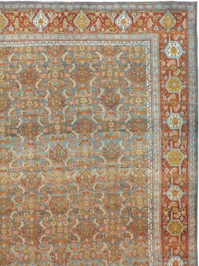 Antique Persian Senneh Carpet, No.23239 - Gsblank