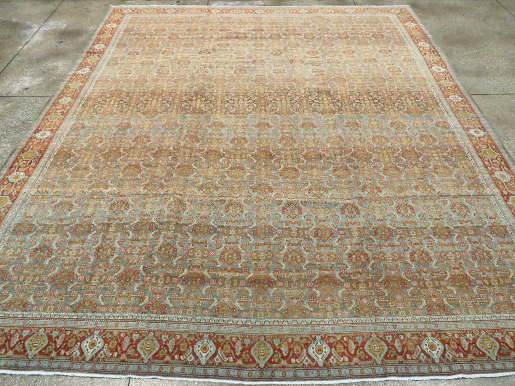 Antique Persian Senneh Carpet, No.23239 - Gsblank