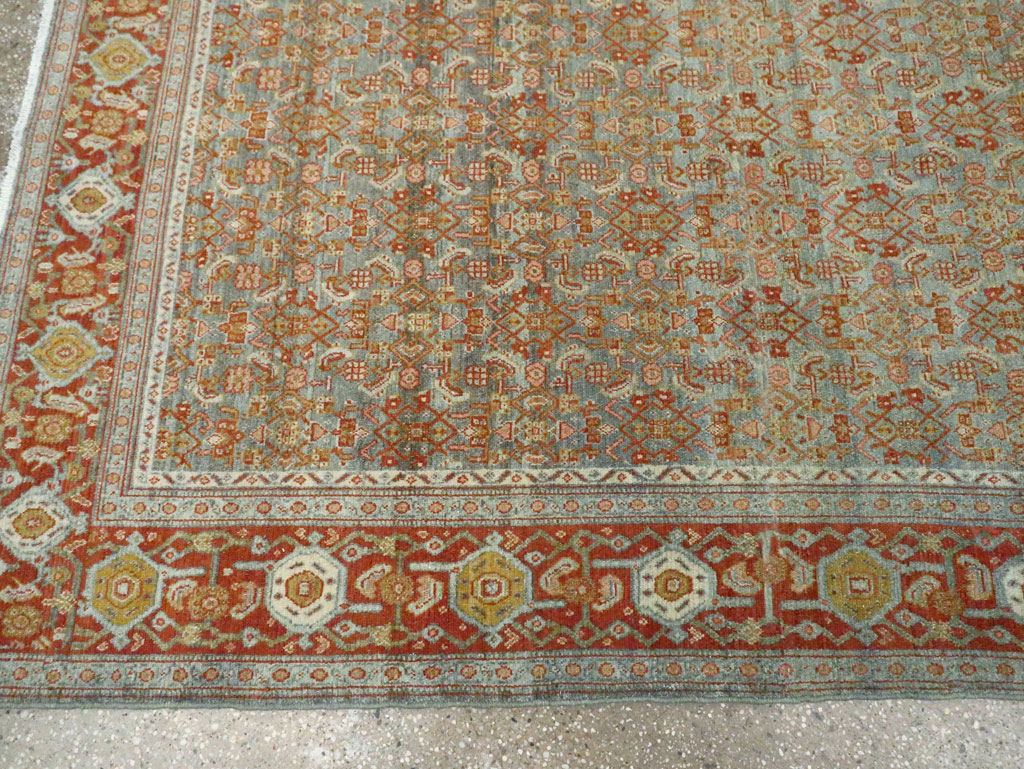 Antique Persian Senneh Carpet, No.23239 - Gsblank