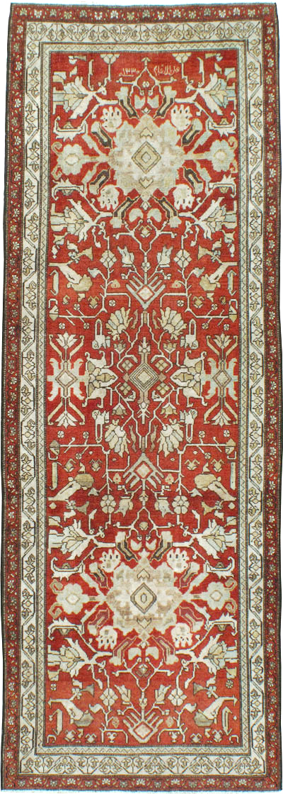 Vintage Persian Malayer Runner, No.23240 - Gsblank