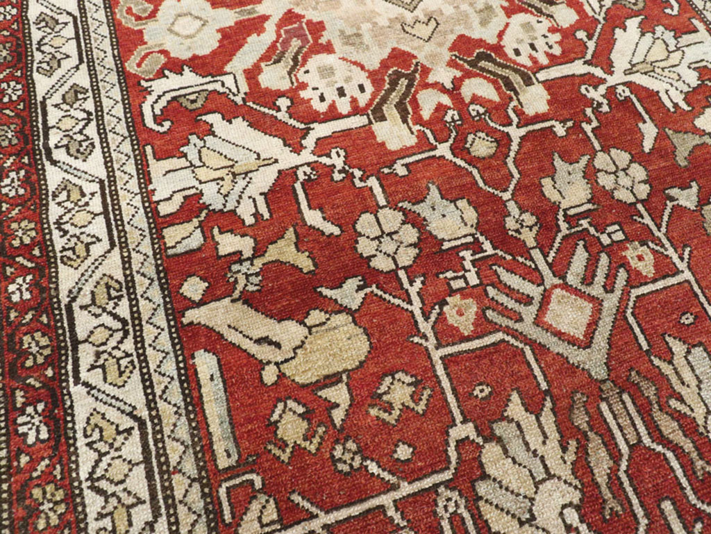 Vintage Persian Malayer Runner, No.23240 - Gsblank