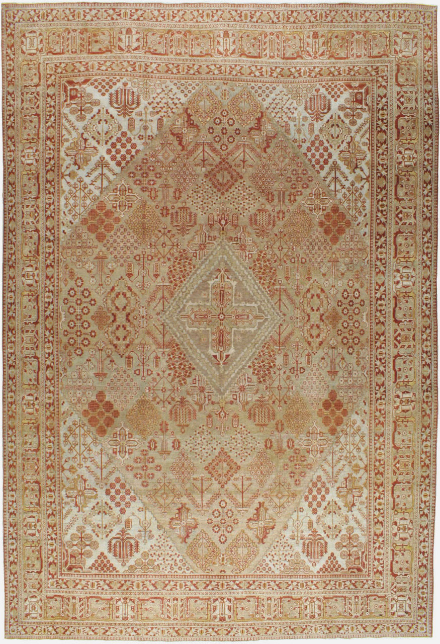 Vintage Persian Joshegan Carpet, No.23253 - Gsblank