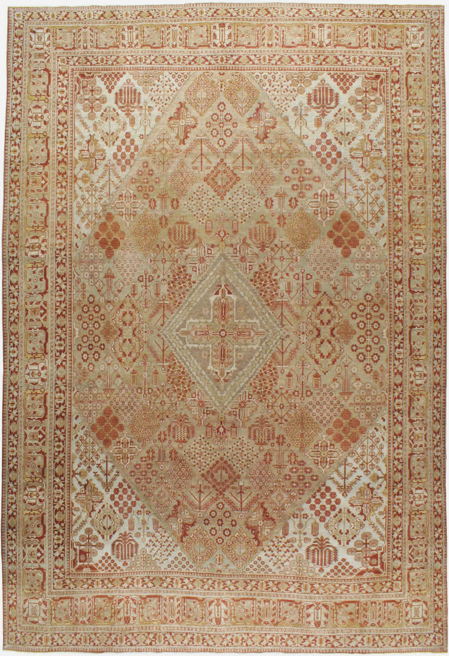 Vintage Persian Joshegan Carpet, No.23253 - Gsblank