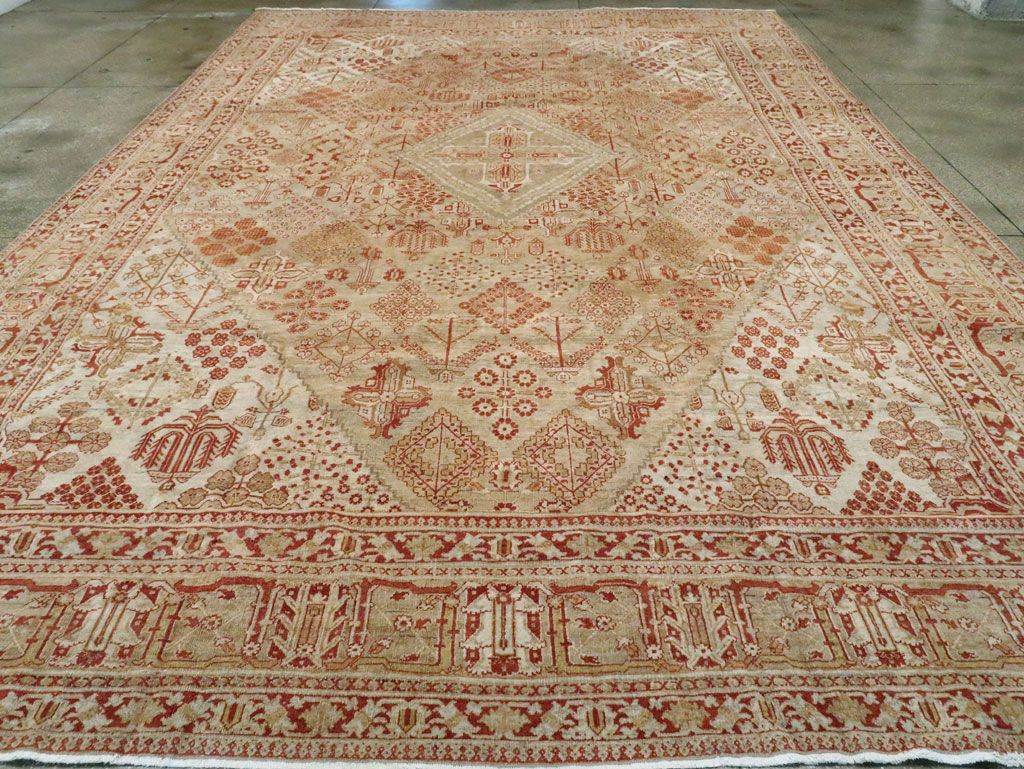 Vintage Persian Joshegan Carpet, No.23253 - Gsblank