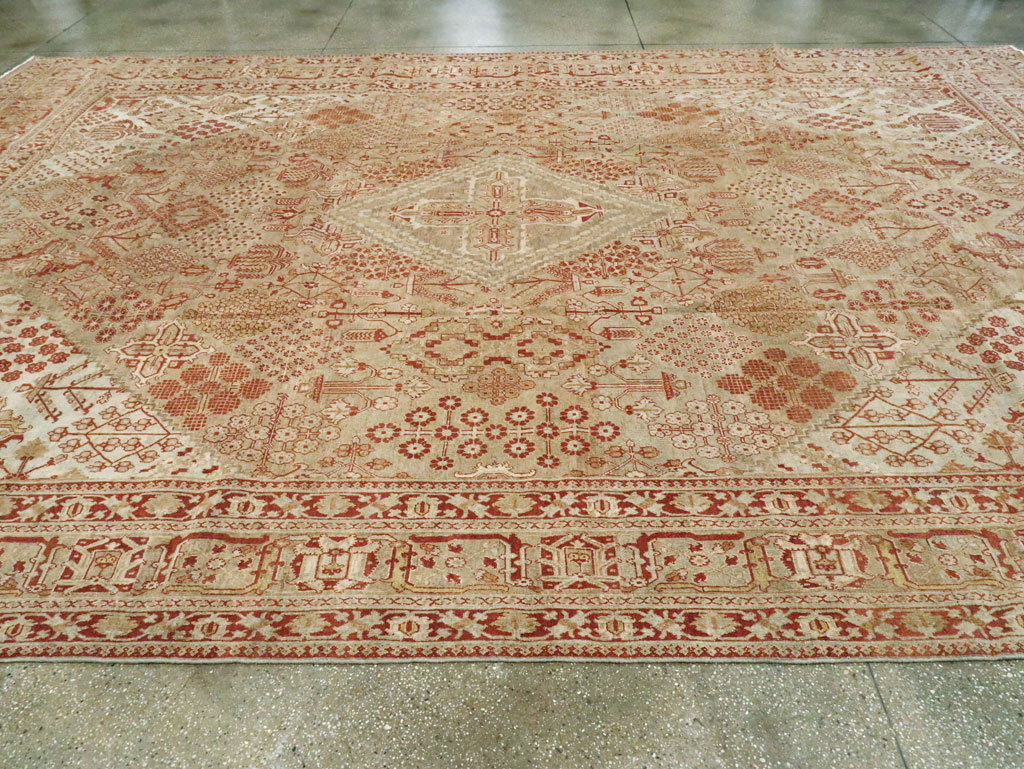 Vintage Persian Joshegan Carpet, No.23253 - Gsblank