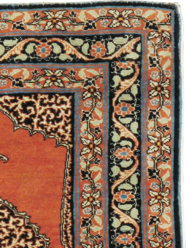 Antique Persian Tabriz Hagi Jalili Rug, No.23261 - Gsblank