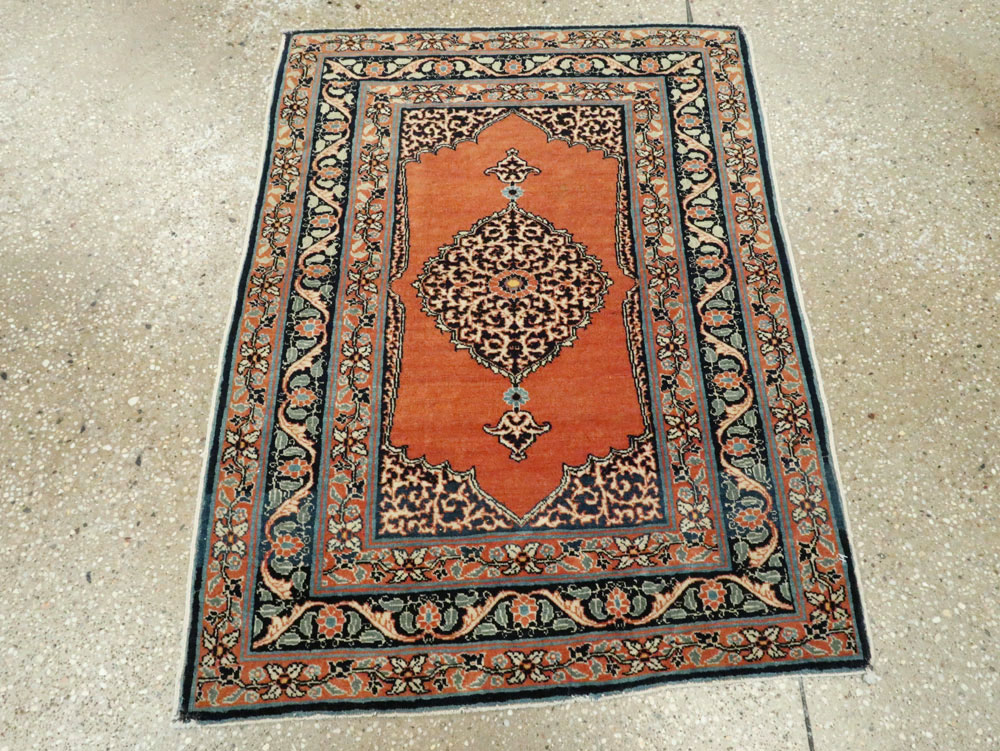 Antique Persian Tabriz Hagi Jalili Rug, No.23261 - Gsblank