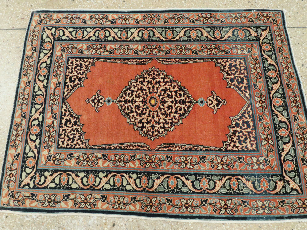 Antique Persian Tabriz Hagi Jalili Rug, No.23261 - Gsblank