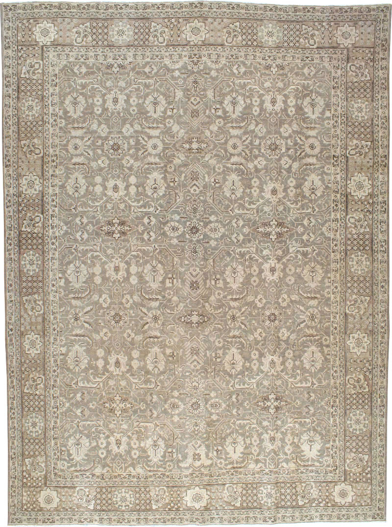 Antique Persian Tabriz Carpet, No.23268 - Gsblank