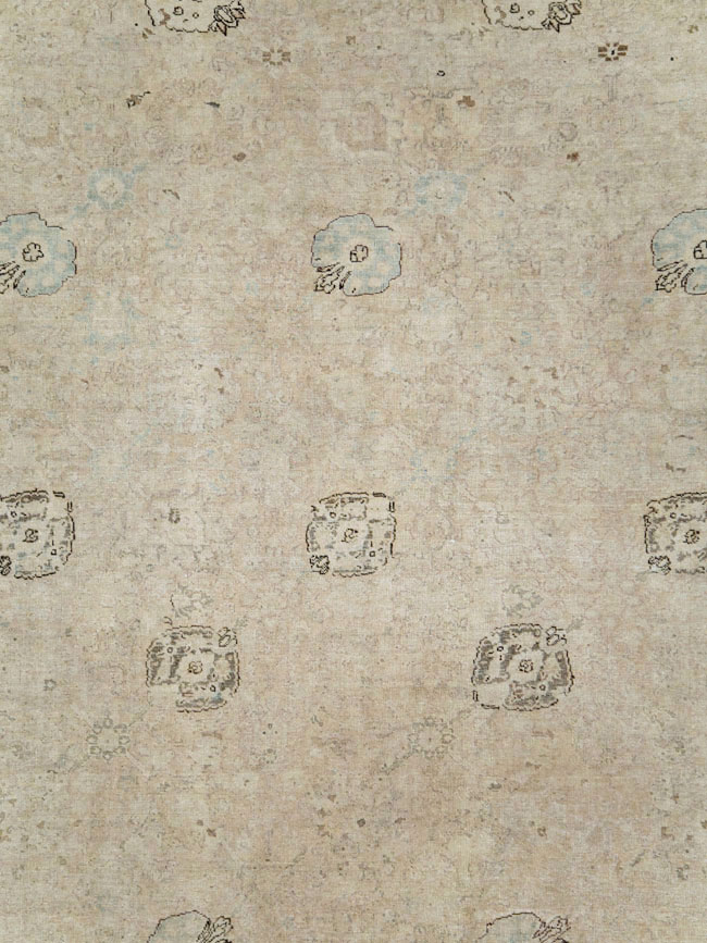 Antique Persian Tabriz Large Room Size Carpet, No.23283 - Gsblank