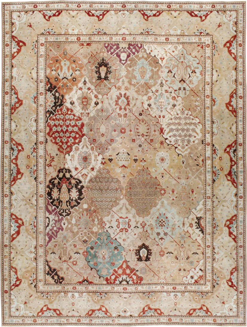 Antique Persian Tabriz Carpet, No.23284 - Gsblank