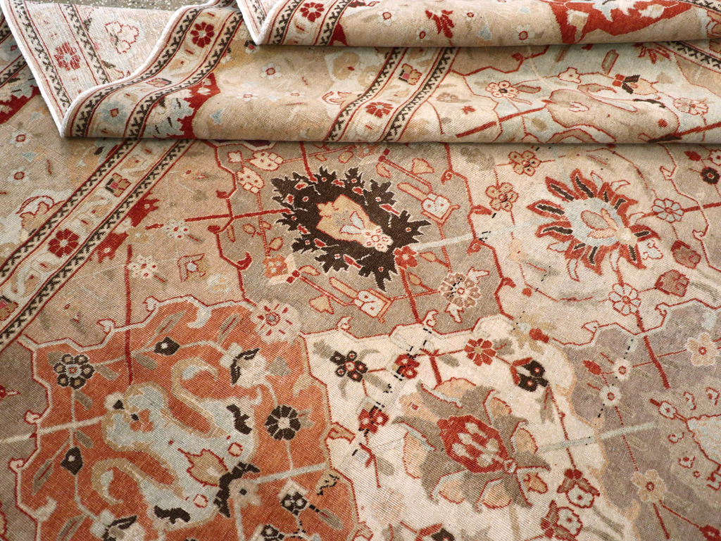 Antique Persian Tabriz Carpet, No.23284 - Gsblank