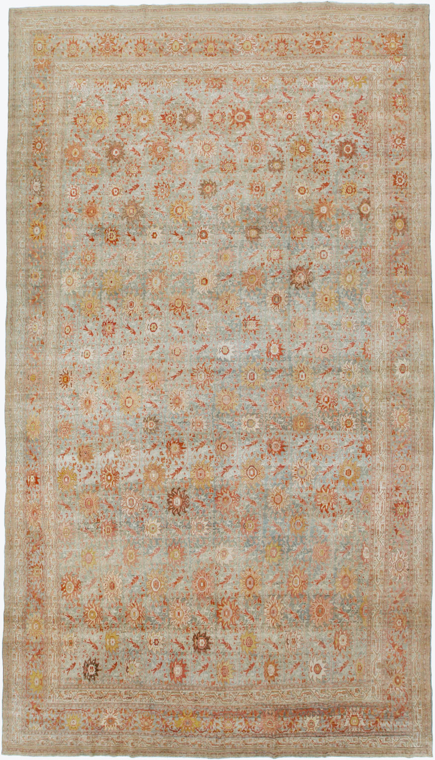 Antique Persian Mahal Carpet, No.23288 - Gsblank
