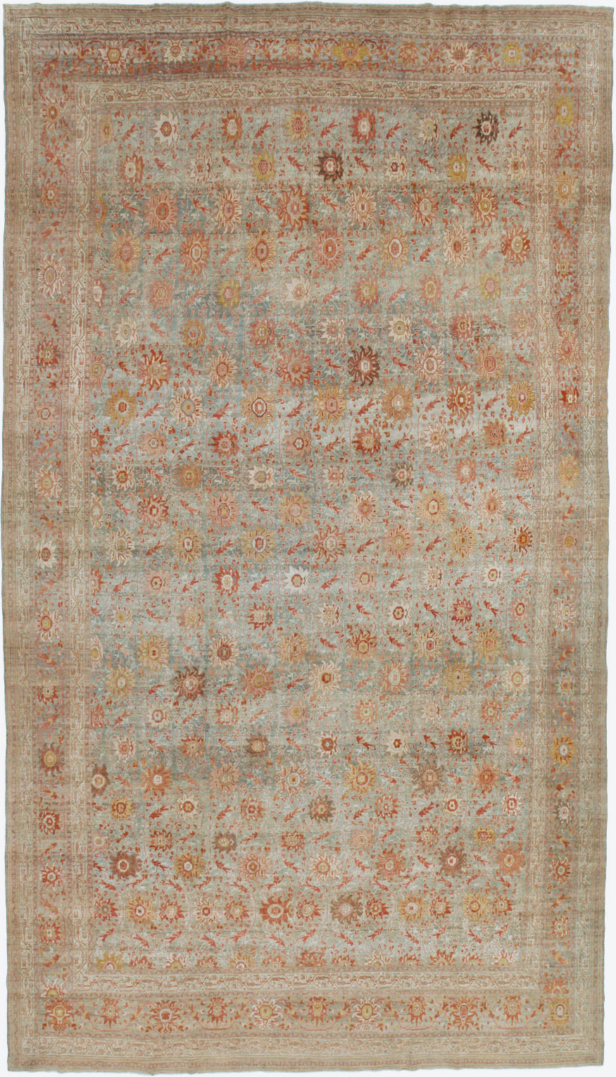 Antique Persian Mahal Carpet, No.23288 - Gsblank